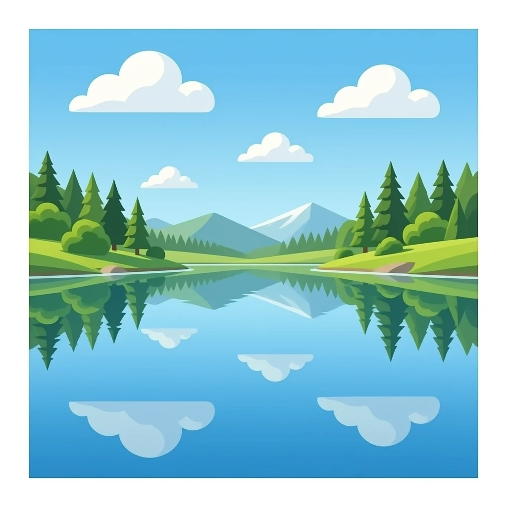 Calm  water emoji