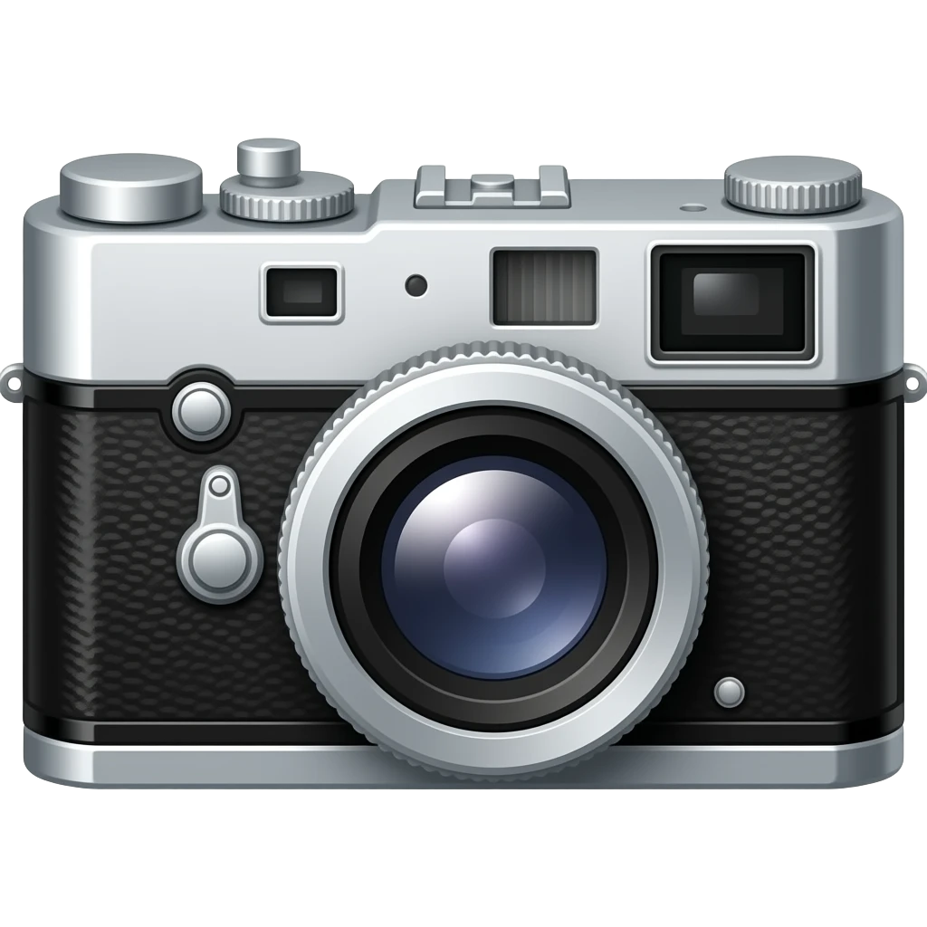 An ancient camera emoji