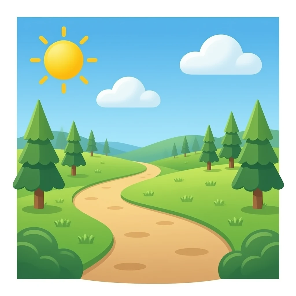 Plusieurs chemins emoji
