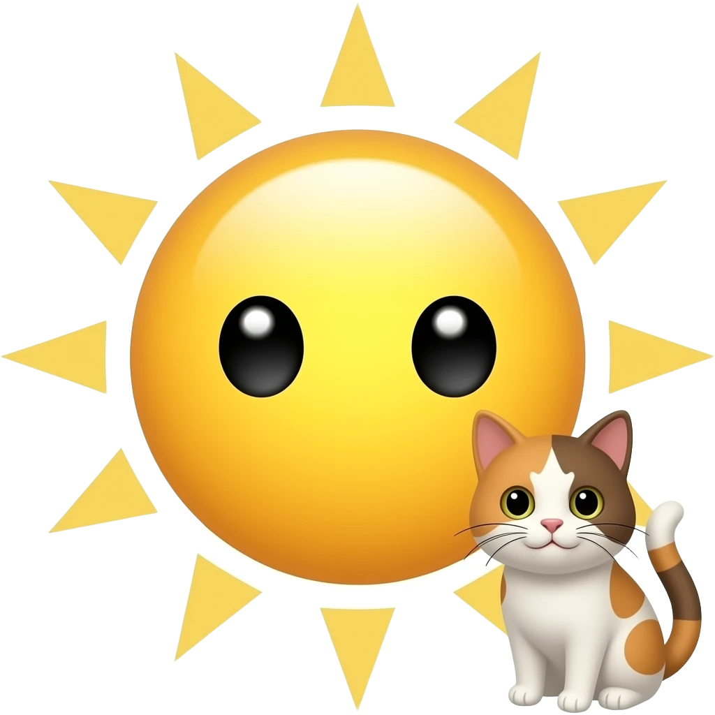 شیر و خورشید استیکر emoji