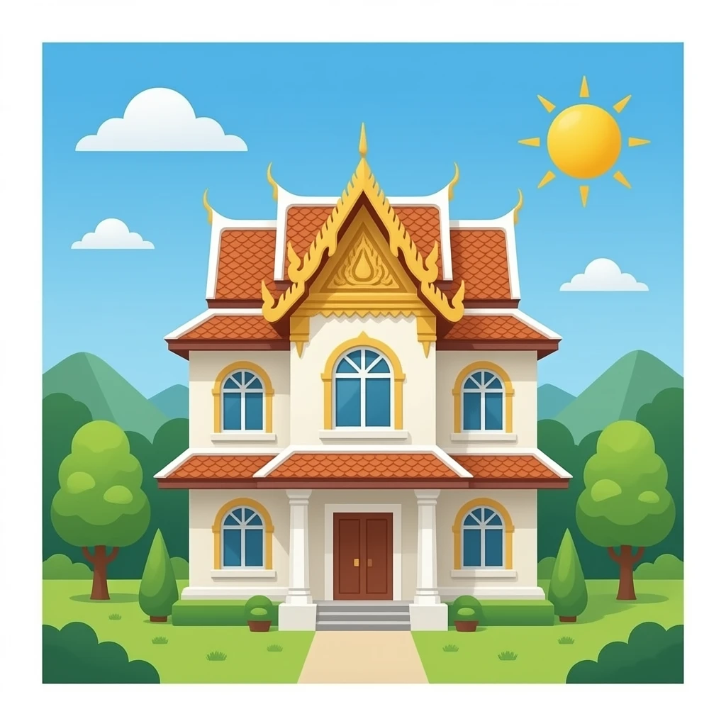 tajlandia mieszkanie emoji