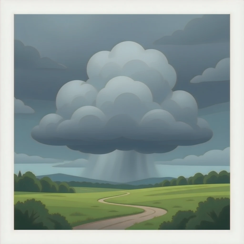 dark cloud emoji