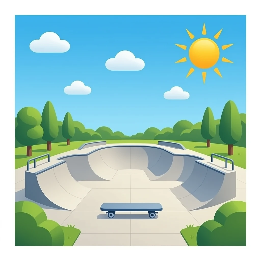 skatepark for roller bladers emoji