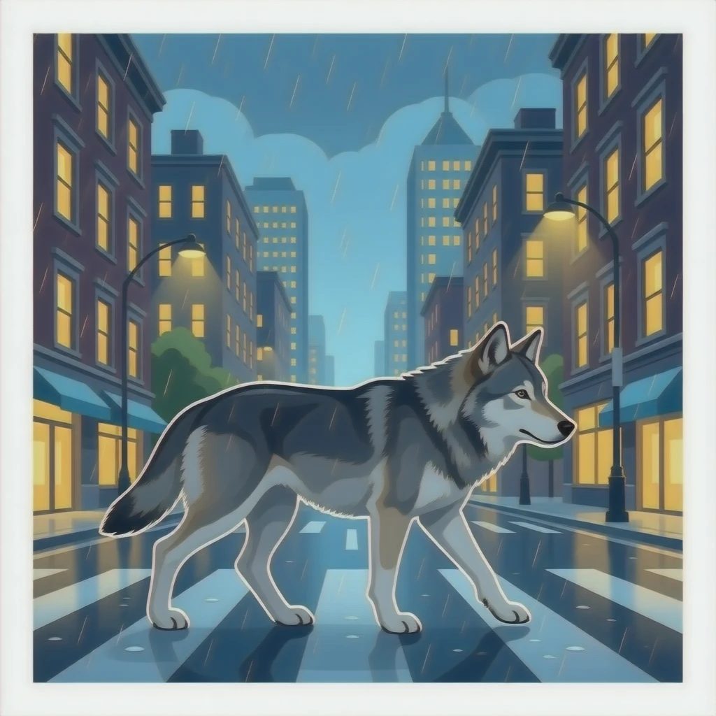 Wolf of walk street emoji