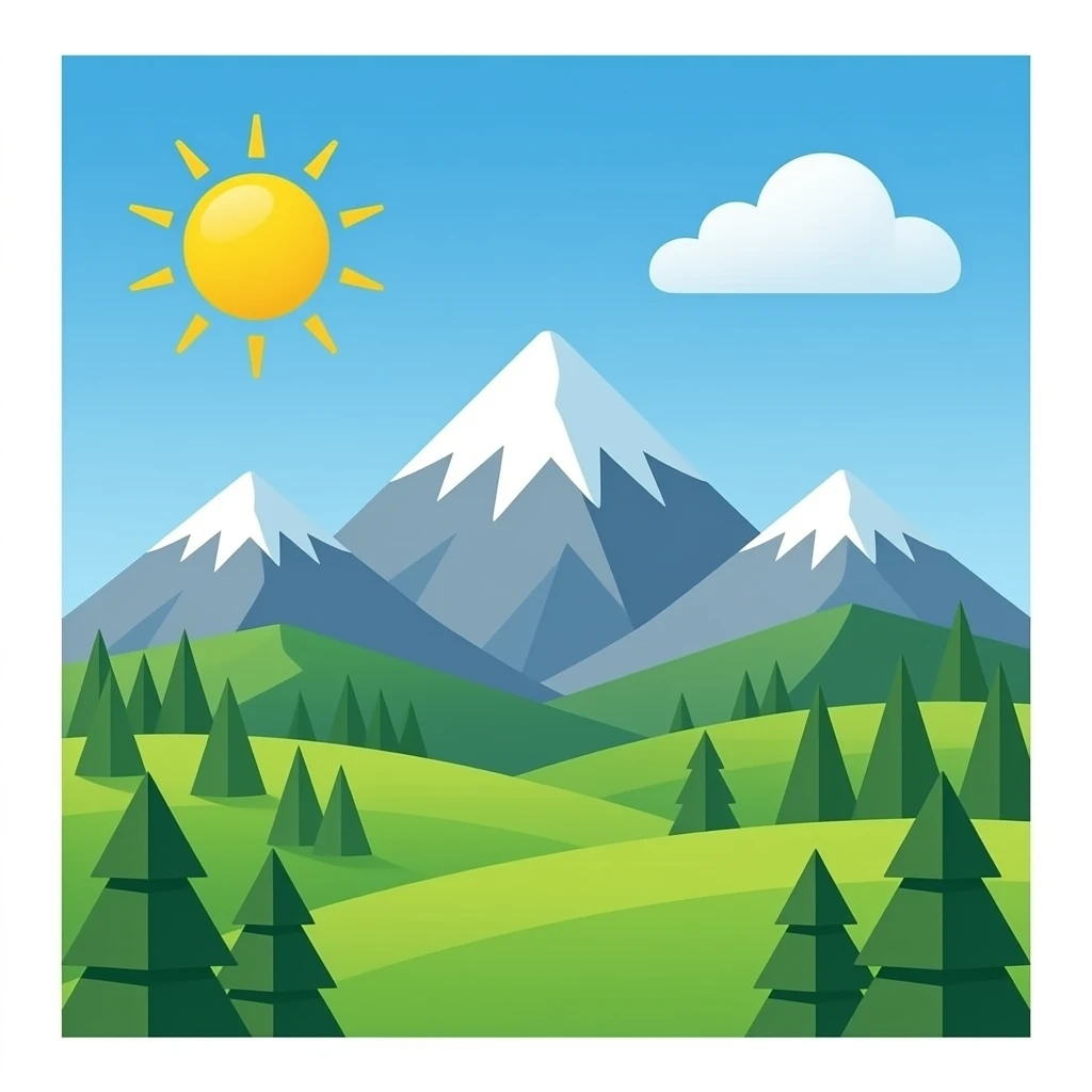 mountain emoji
