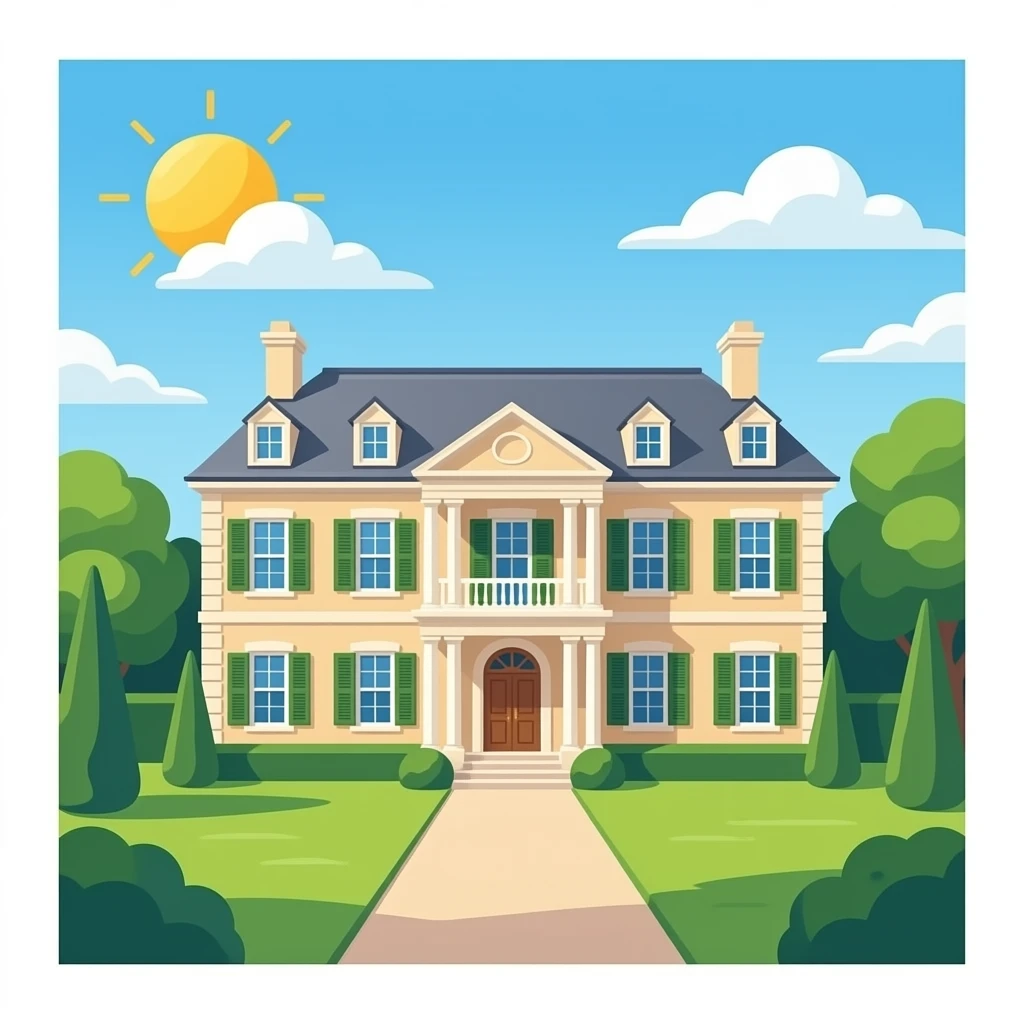 mansion emoji