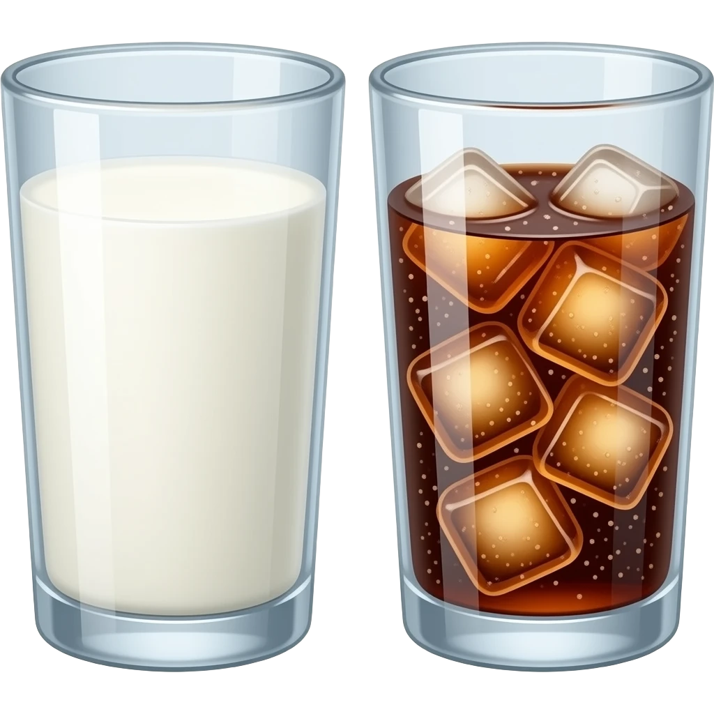 🥛+🥤+🧊 emoji
