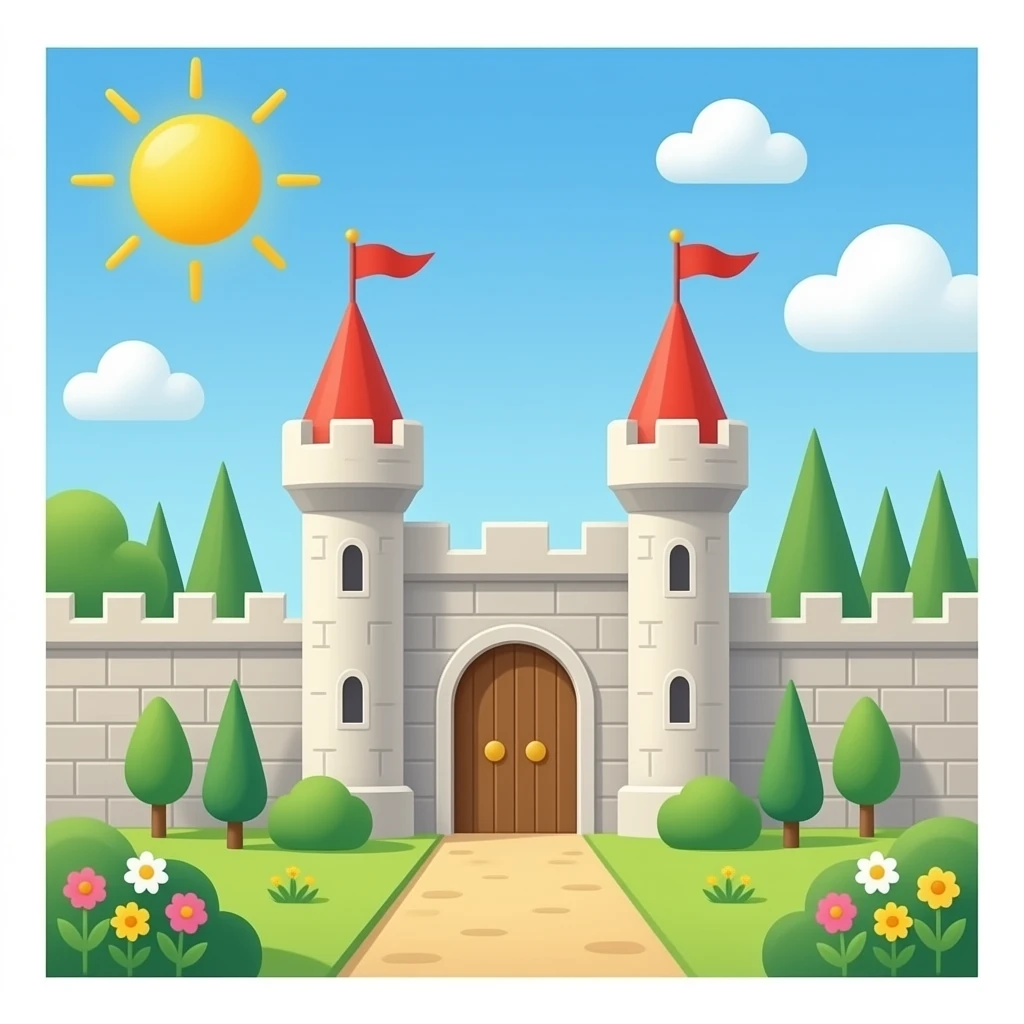 Castle gate emoji
