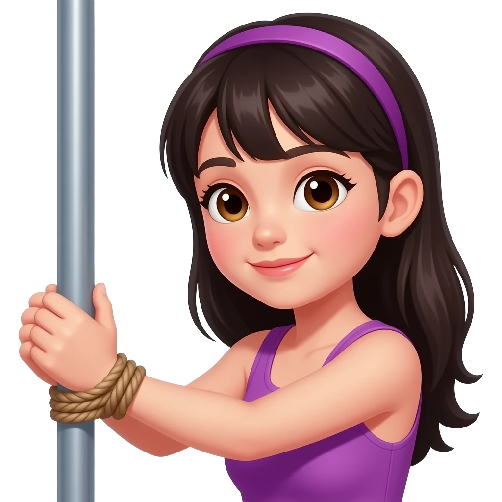 The girl's hands were tied to a pole and then she was stripped naked. emoji