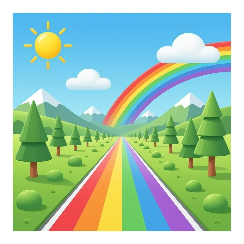 rainbow road emoji