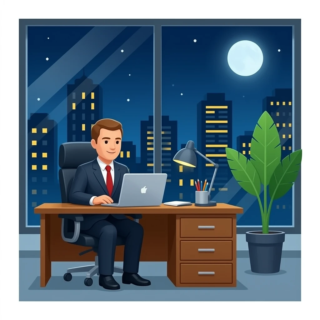 Executive office with briefcase emoji