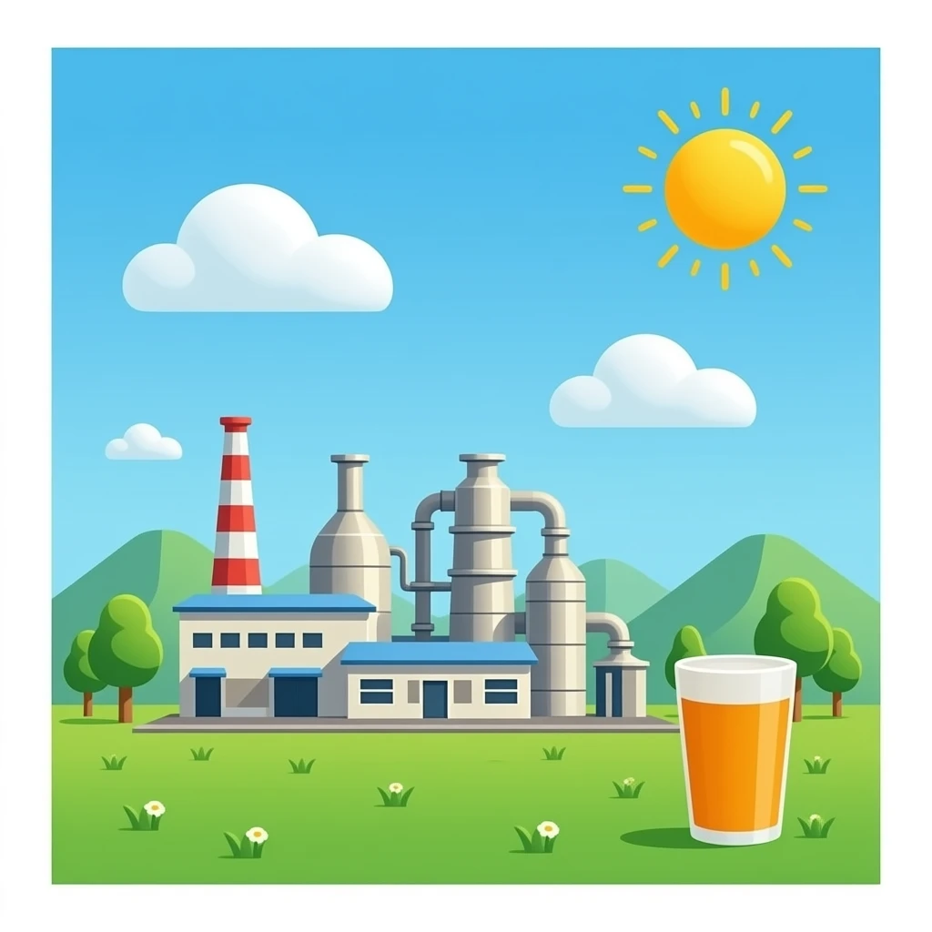 Завод по производству напитков emoji