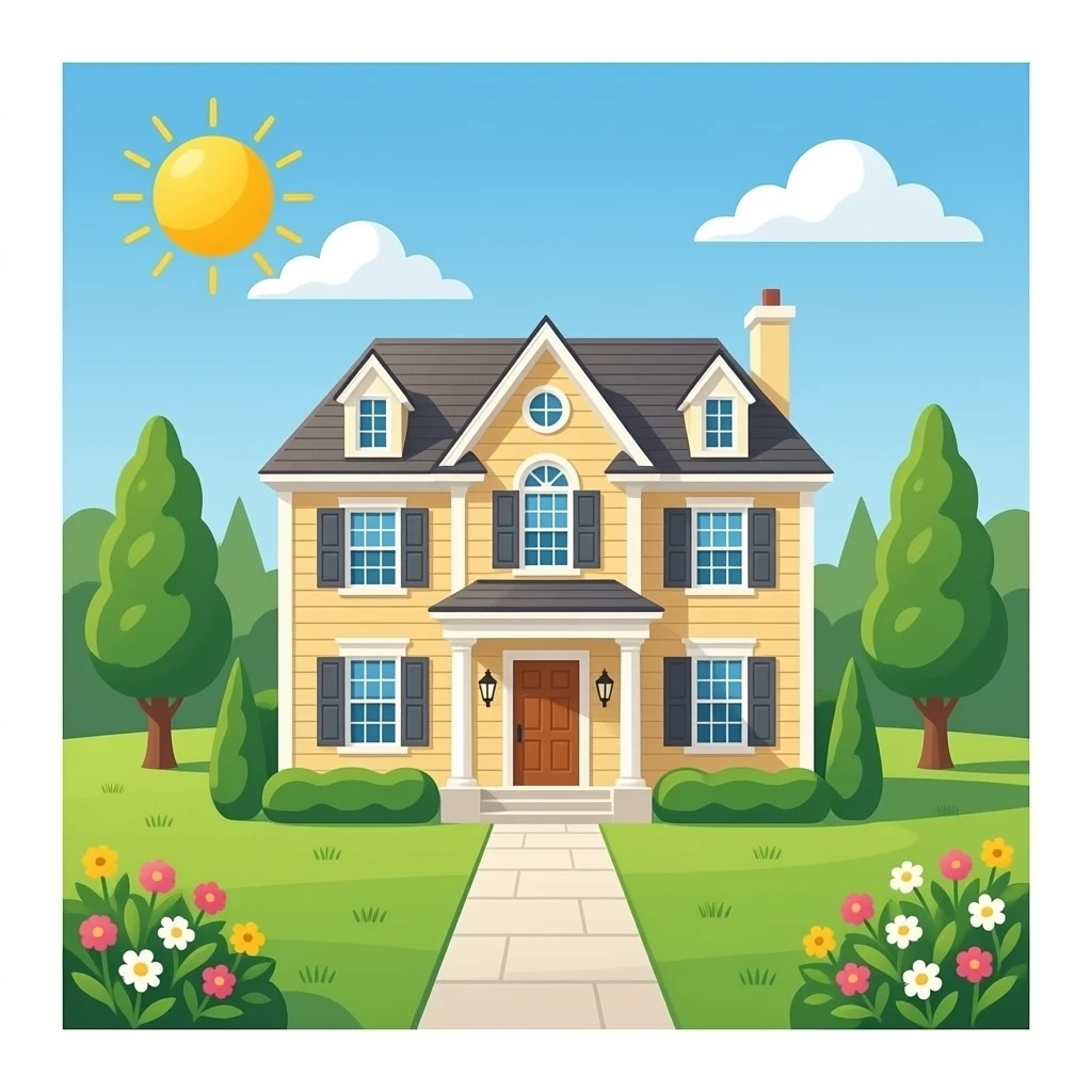 Wealthy house emoji