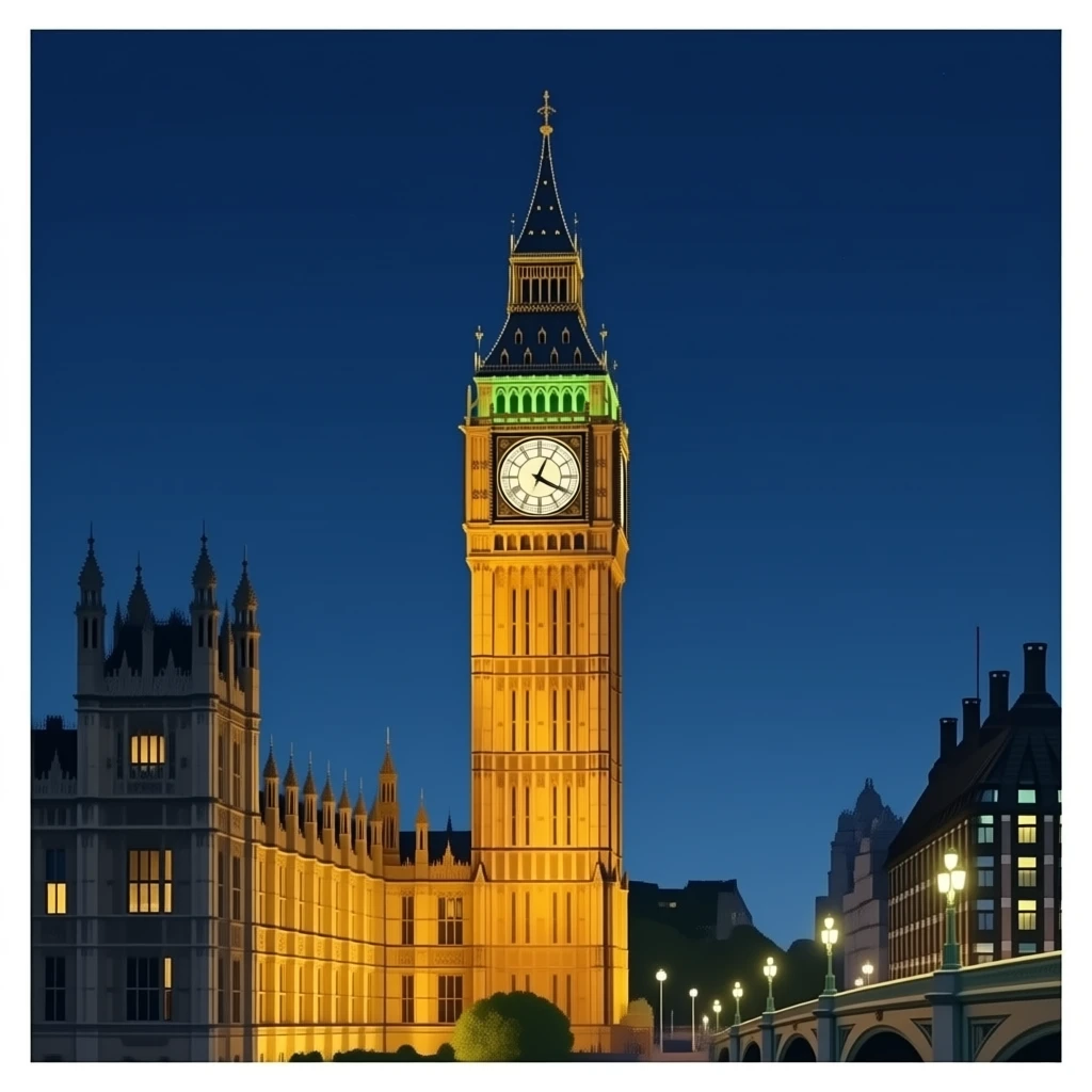 clock tower emoji