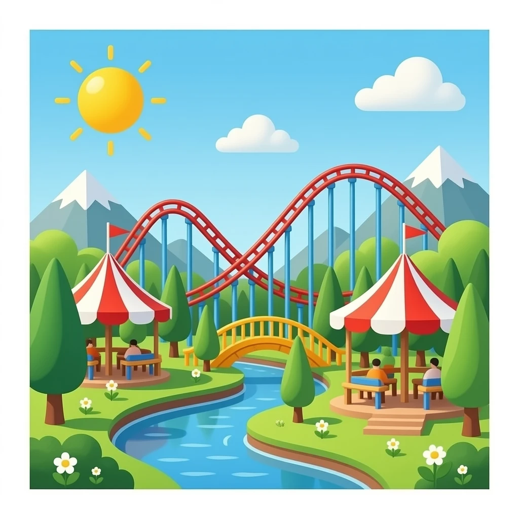 parque tematico emoji