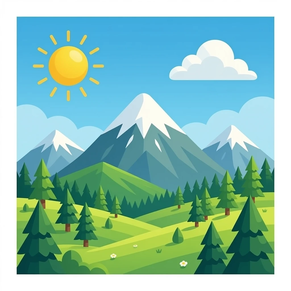 Mountain emoji