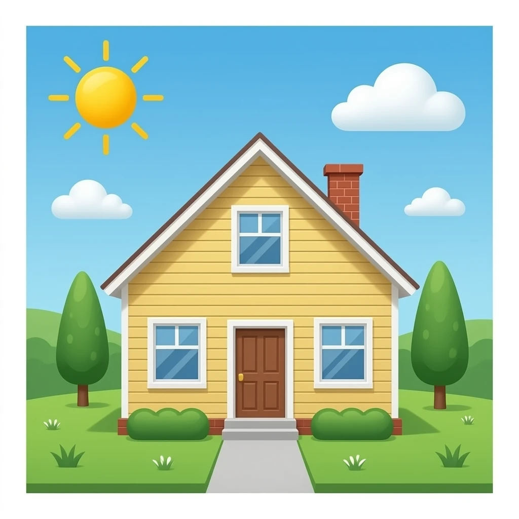 House building emoji