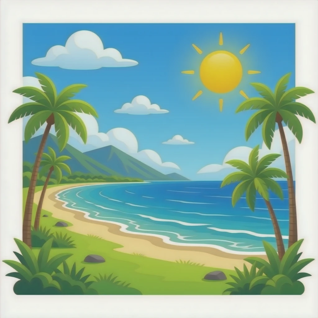 hawaii scene emoji