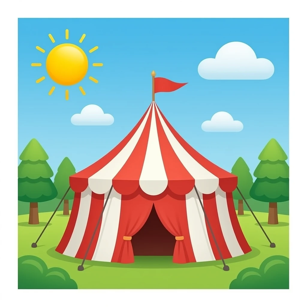 circus tent emoji
