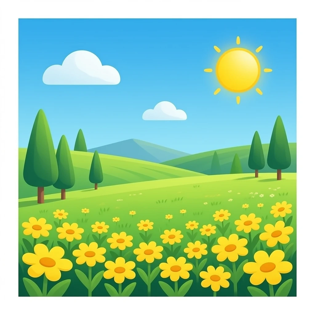 Yellow flower patch emoji
