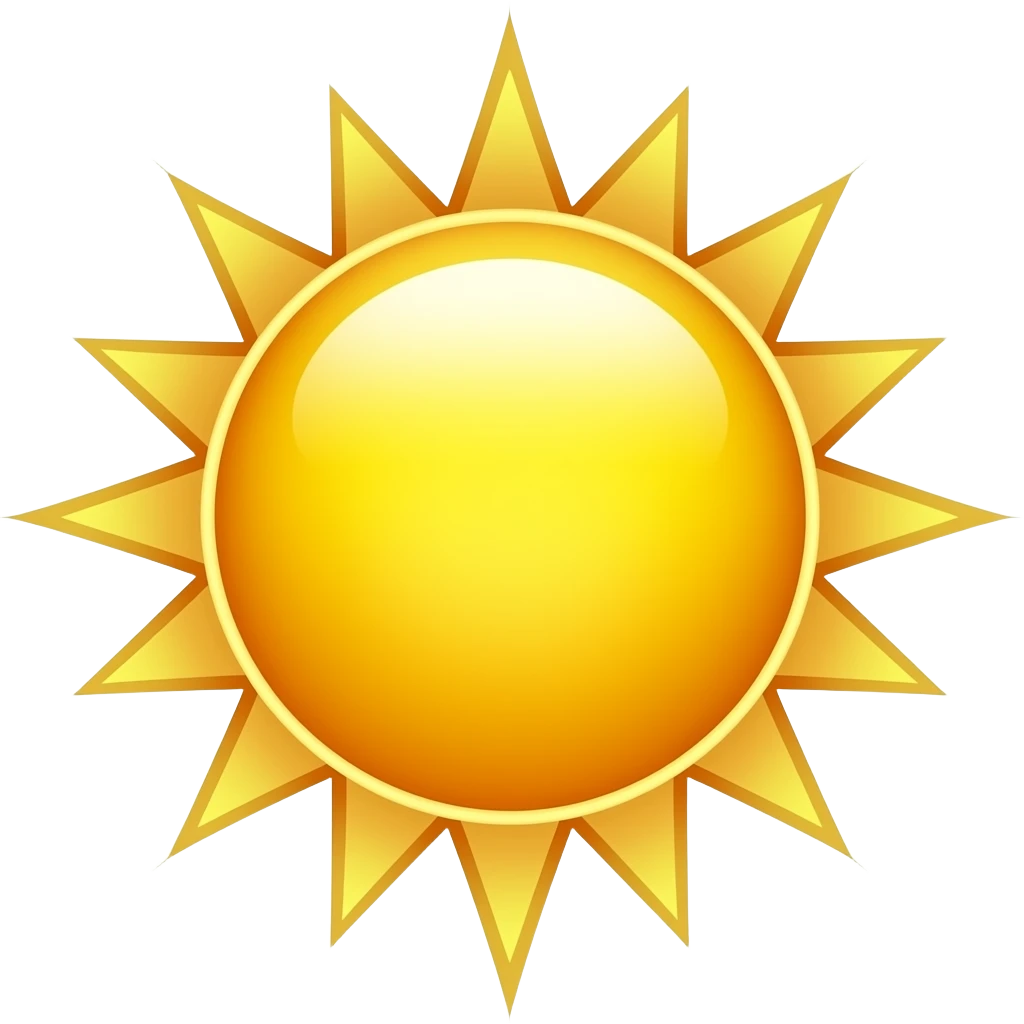 Sun emoji