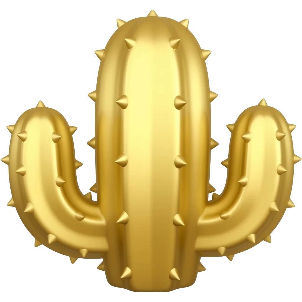 golden cacti, emoji emoji
