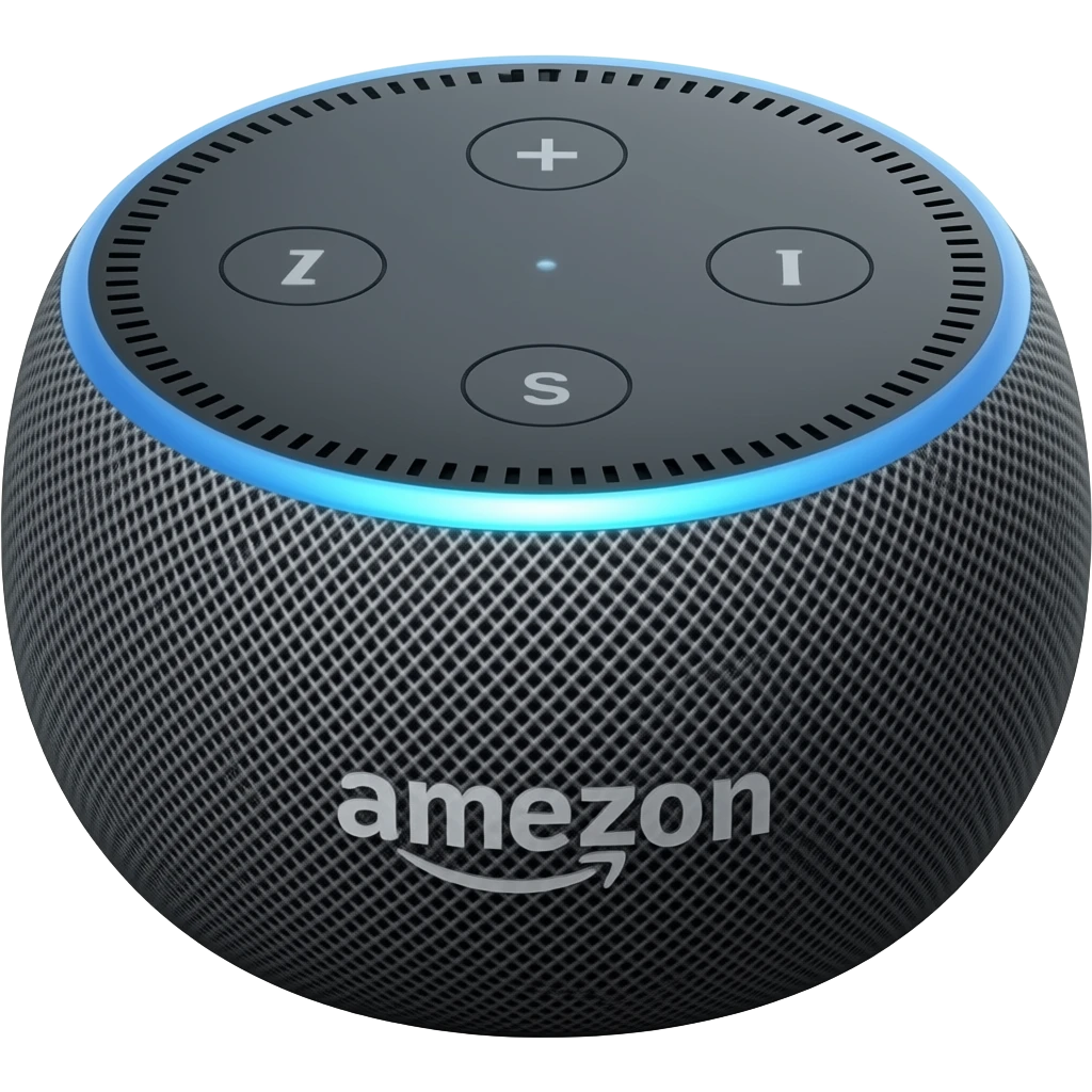 echo dot smart speaker com alexa emoji