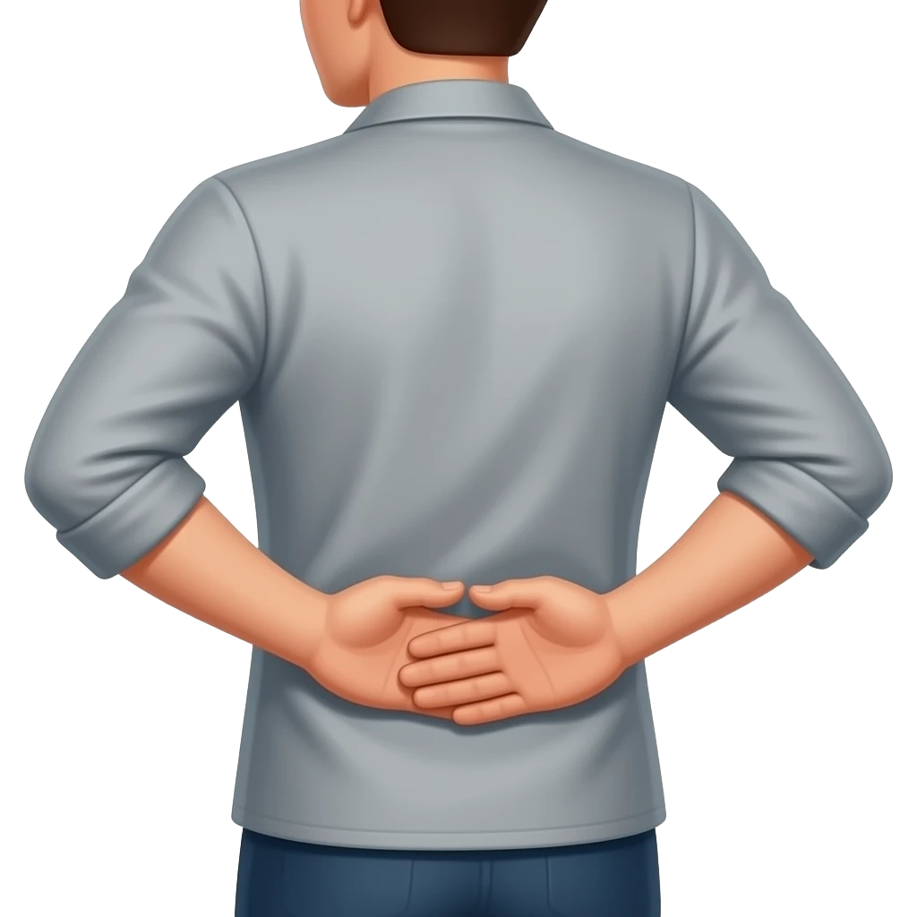 Pat myself on my own back emoji