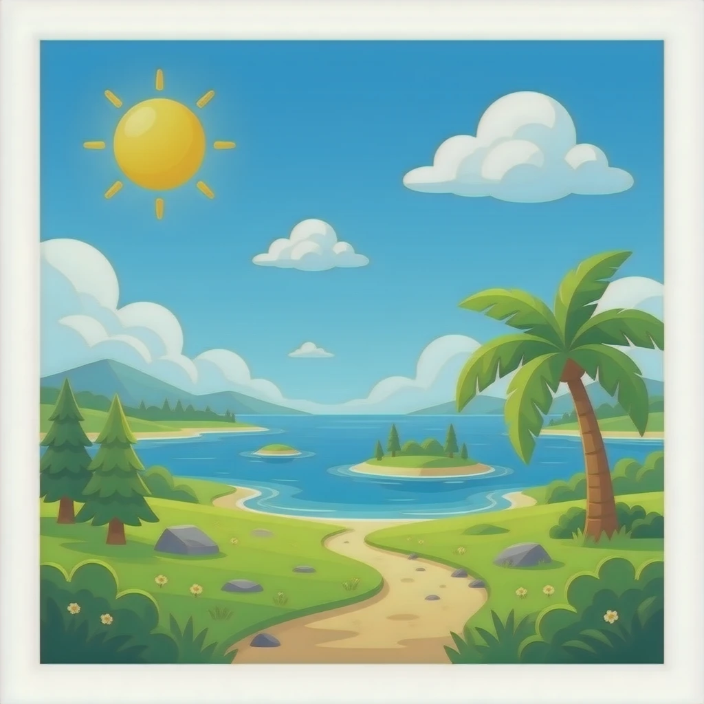 isla sin fondo emoji