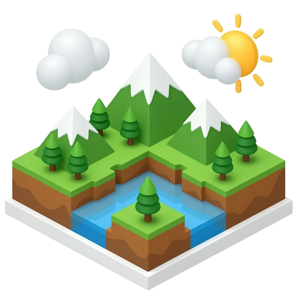 3d isometric trench emoji
