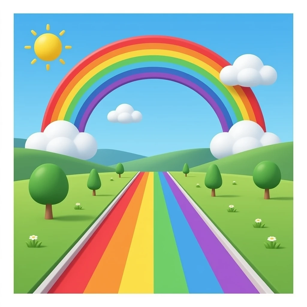 rainbow road emoji