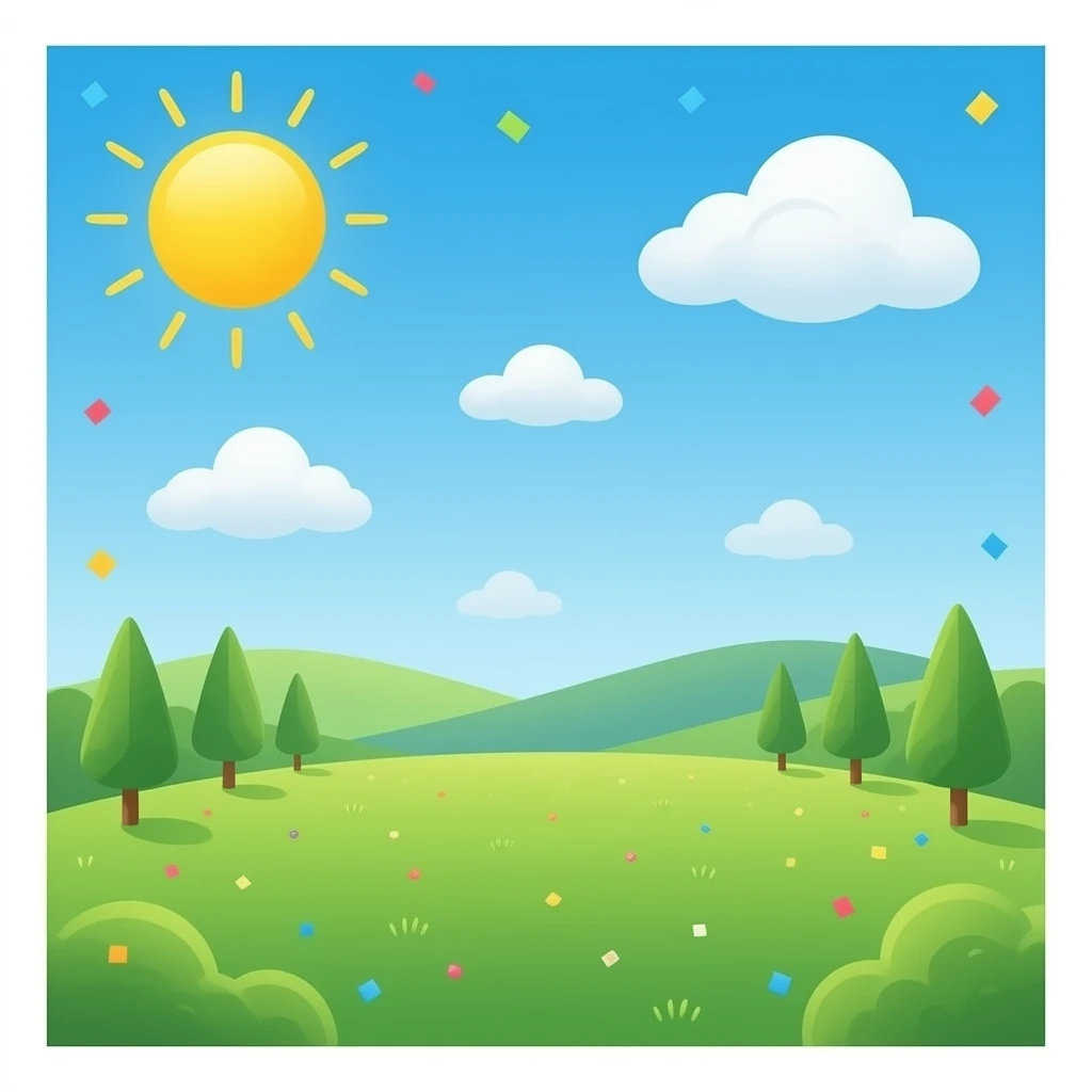 confetti background emoji