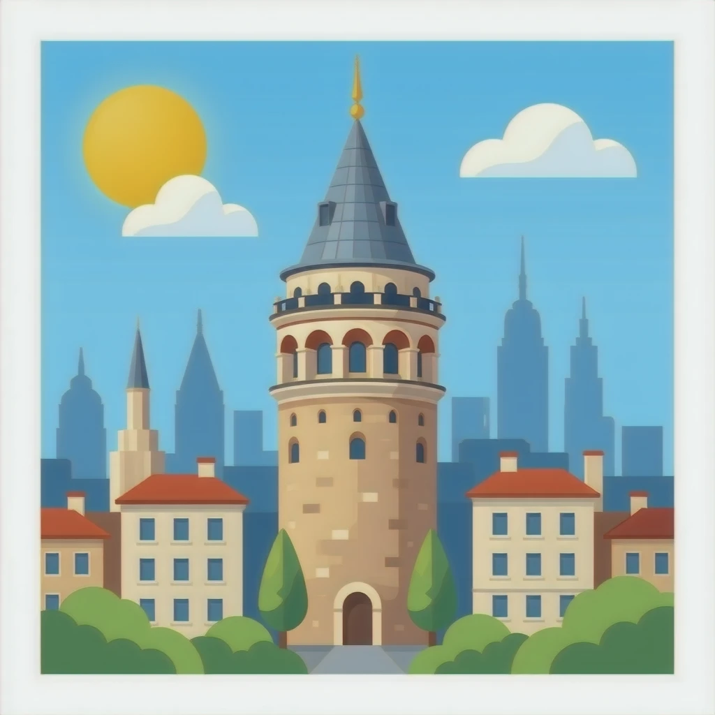 galata kulesi emoji