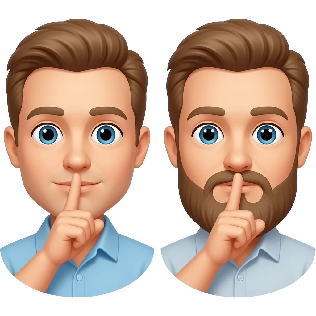 🤫+🤫=? emoji