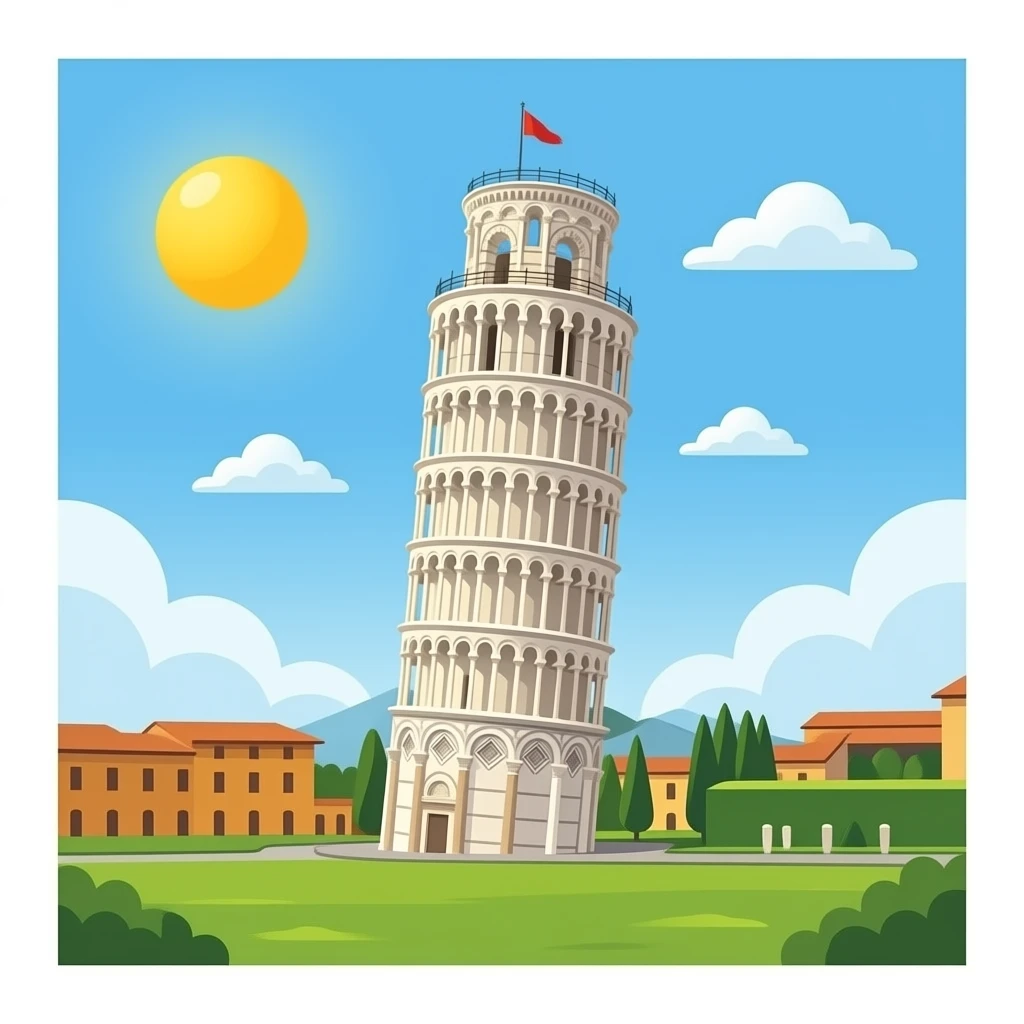 Tower of Pisa emoji