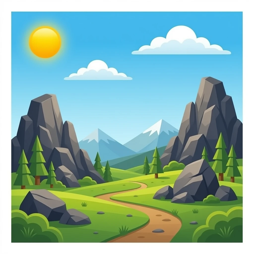 basalt rocks emoji