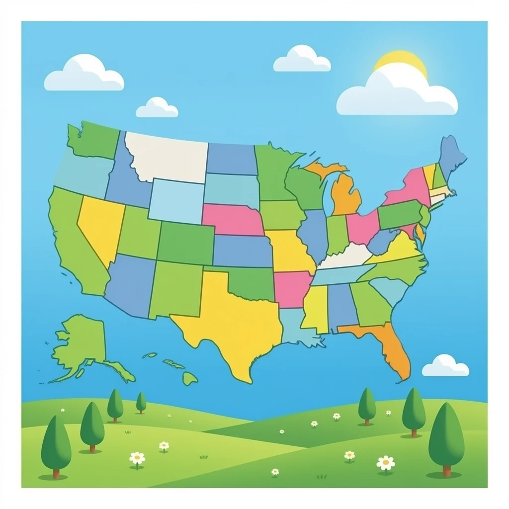 USA Map emoji