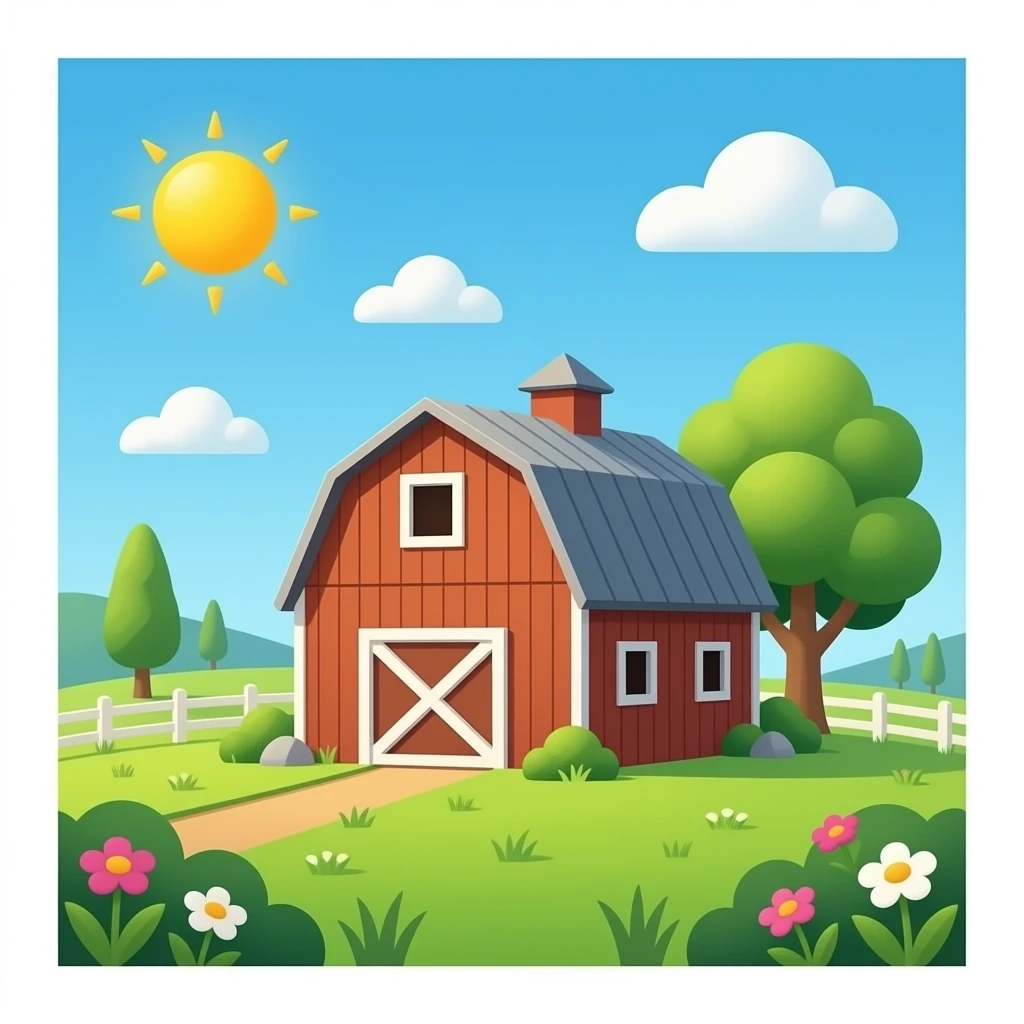 barn emoji