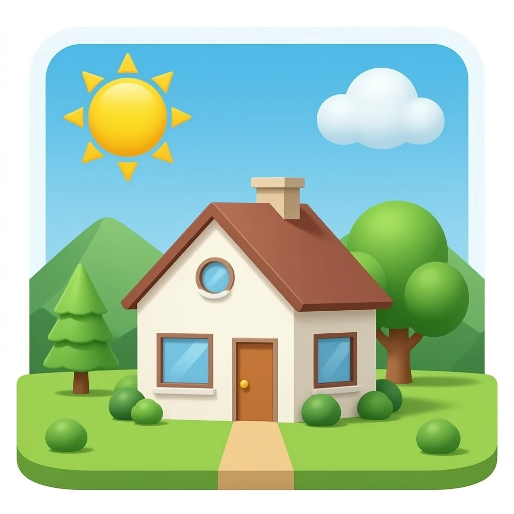 House Sunshine emoji