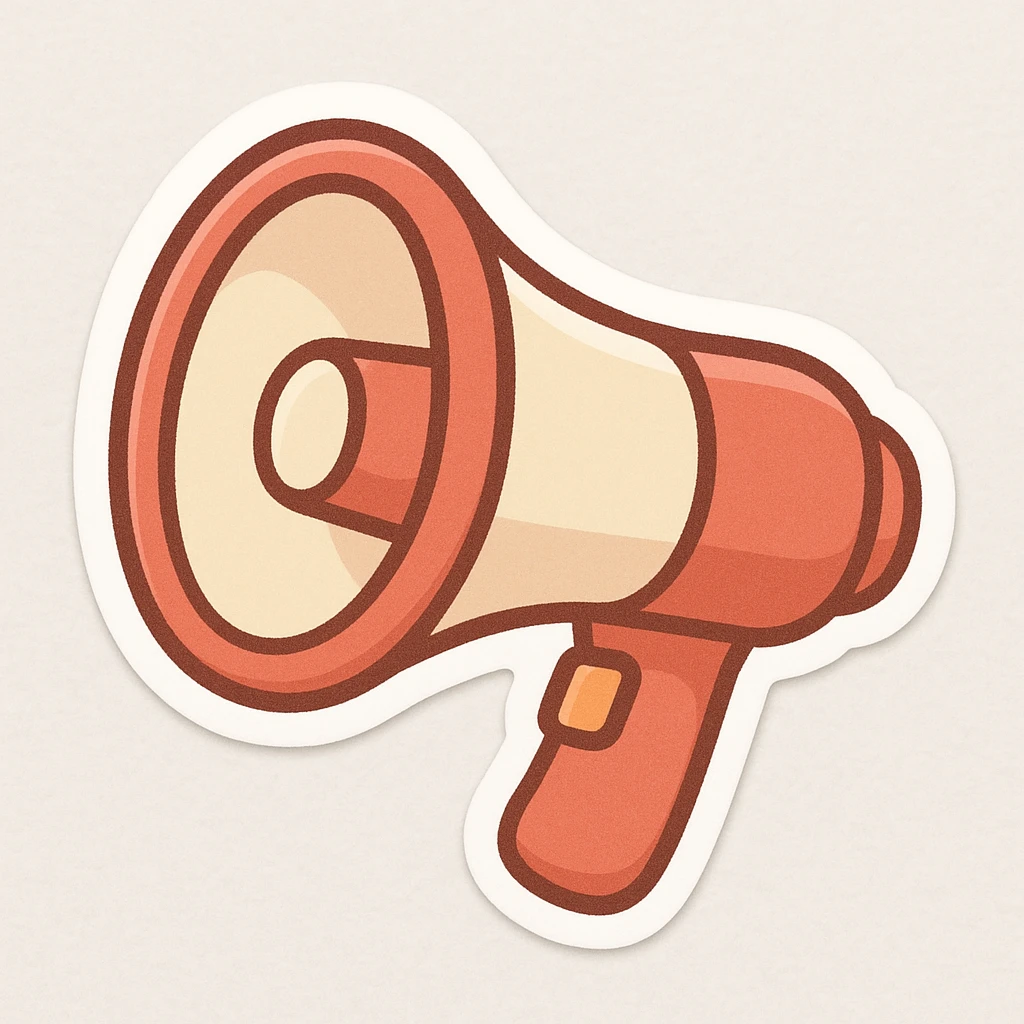 megaphone emoji