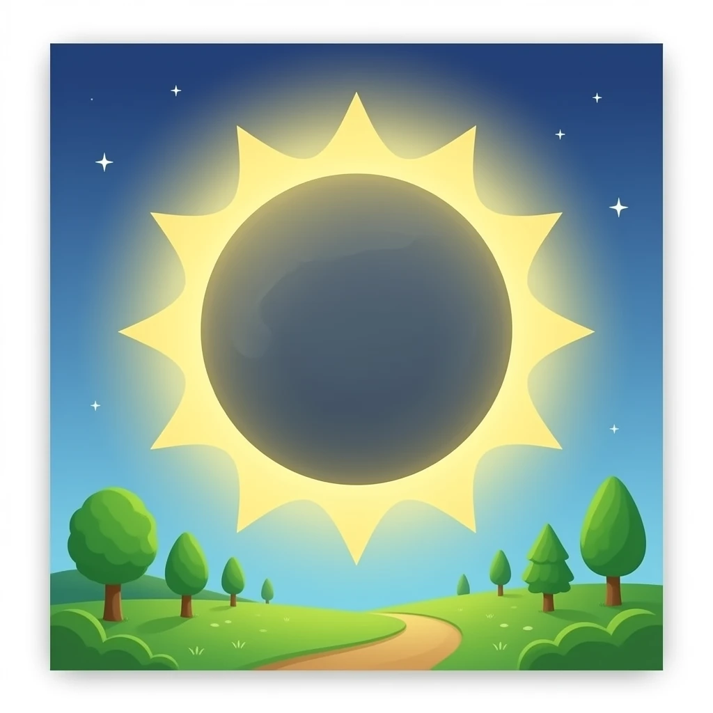 eclipse solar emoji