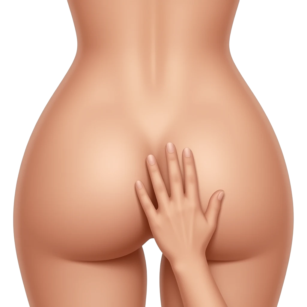 Naked ass touch emoji