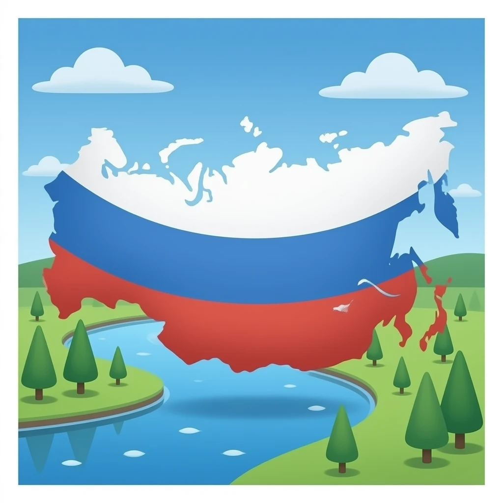 Russia map emoji
