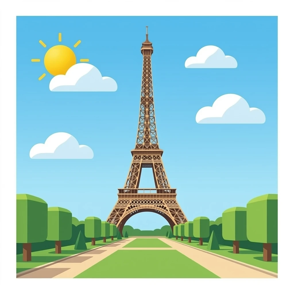 Eiffel tower emoji