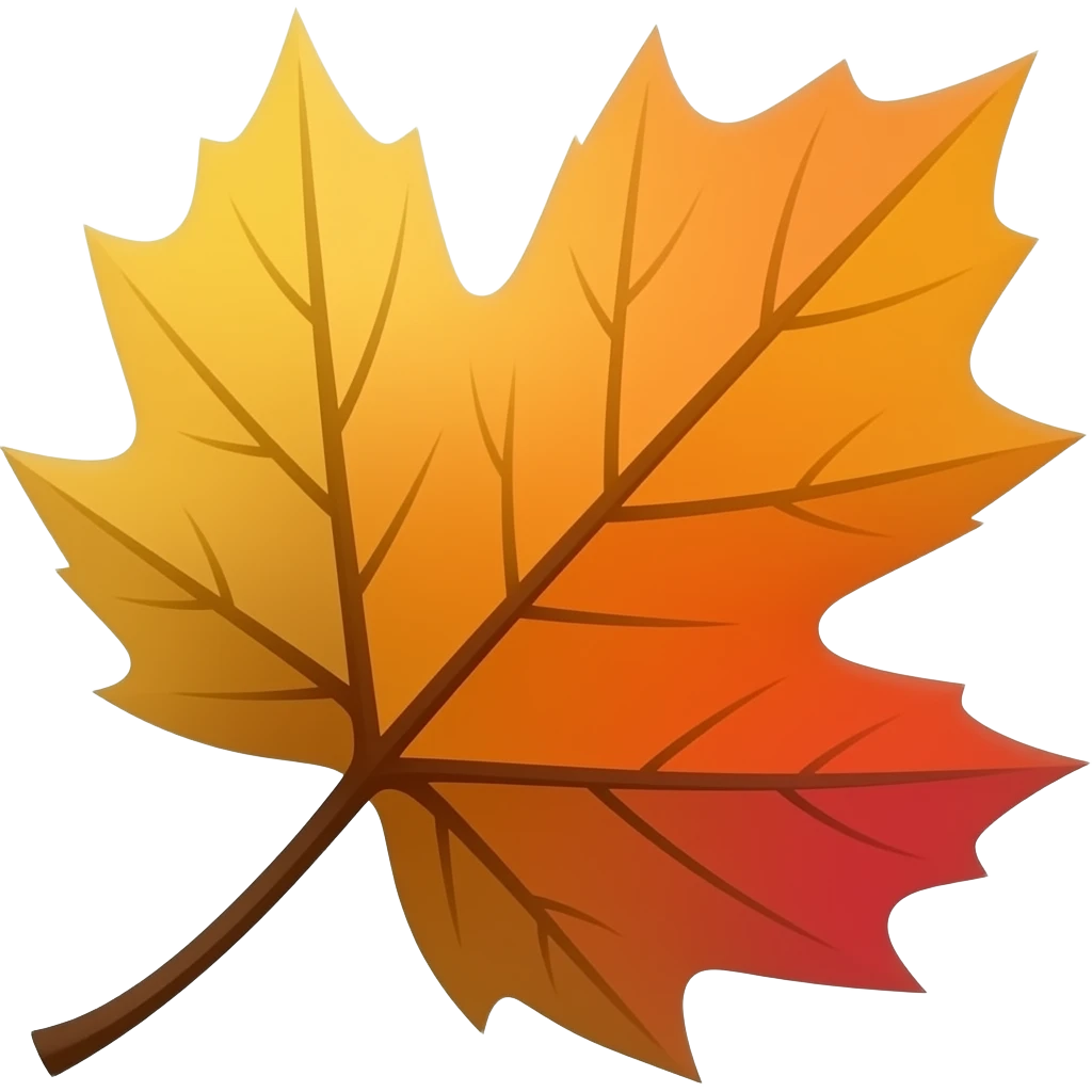 Fall pattern emoji