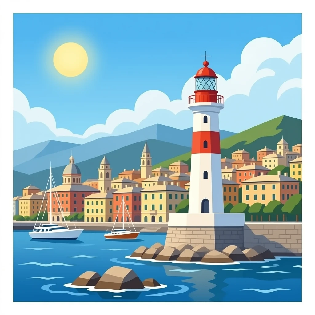 genoa lighthouse emoji