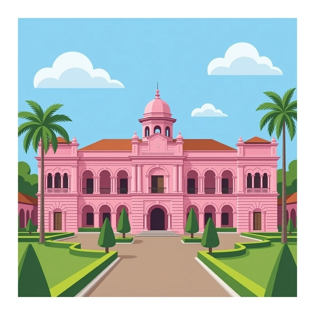 Pink Ahsan Manzil Museum emoji