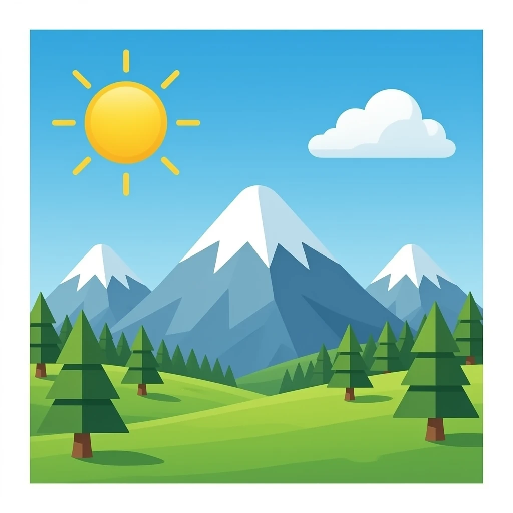 mountain emoji