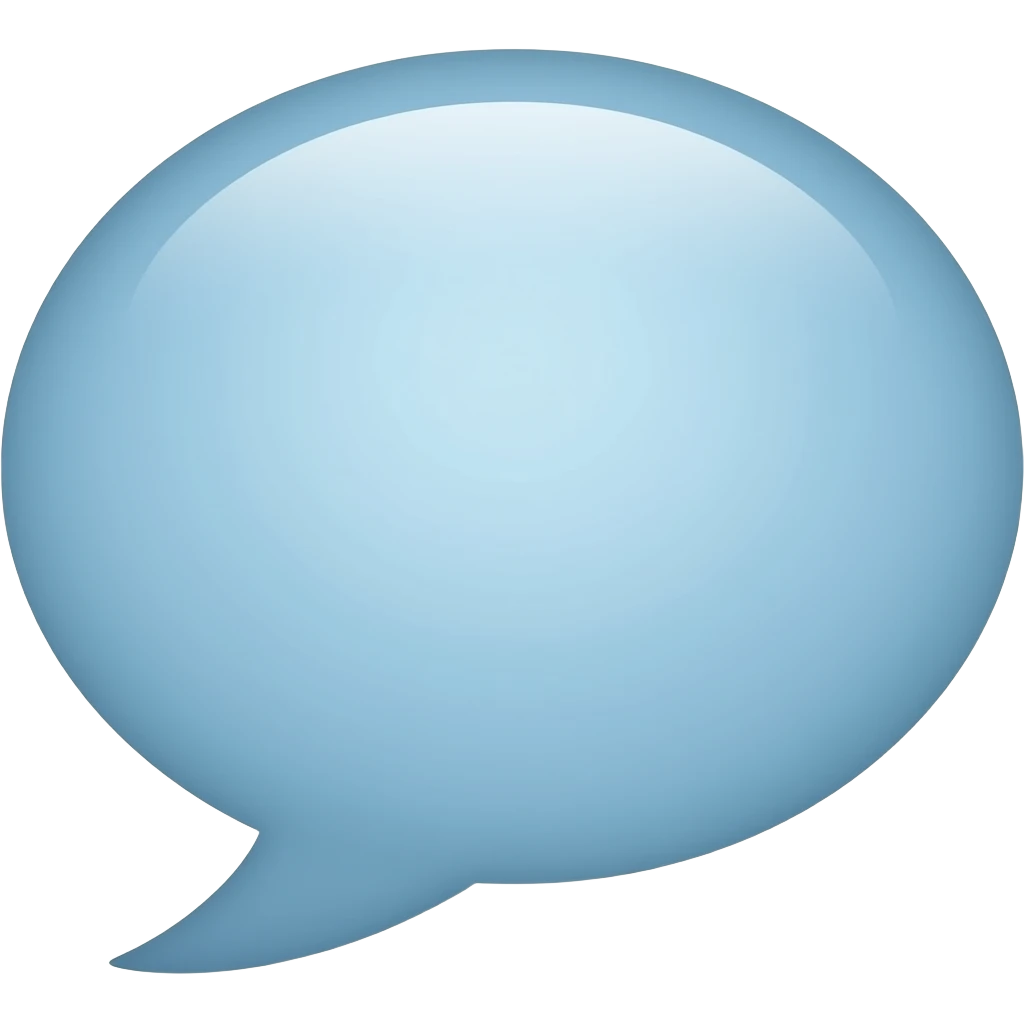 comment bubble emoji