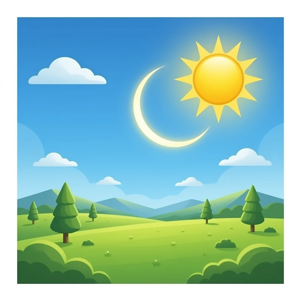 Solar eclipse emoji